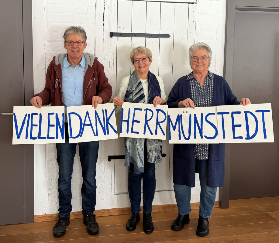 Danke Herr Muenstedt