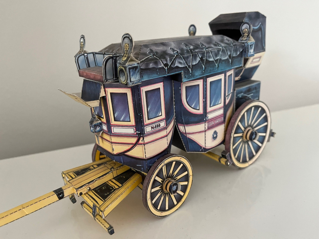 Geld auf Reisen Kutsche